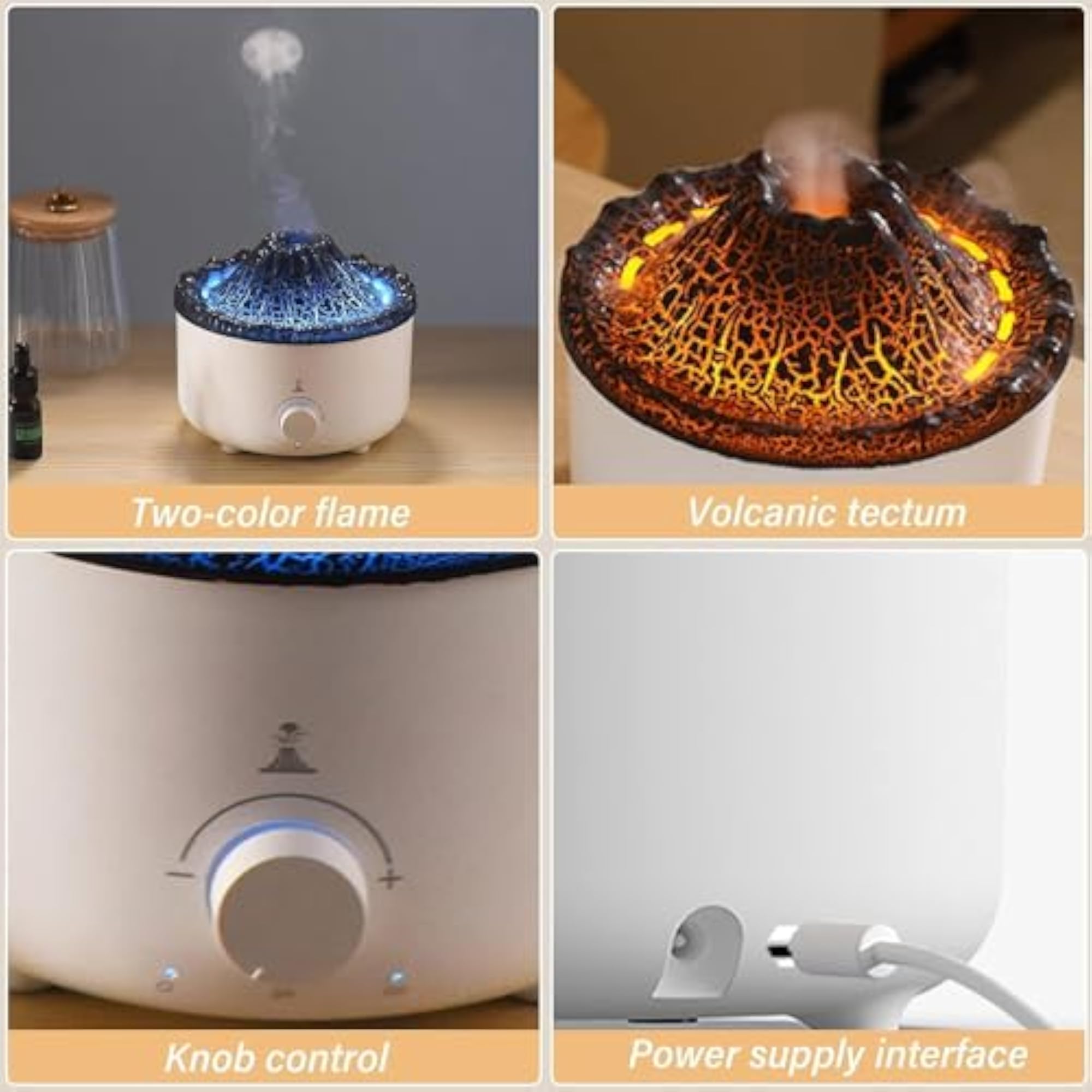 Multipurpose Humidifier & Aroma Diffuser, 560mL Capacity